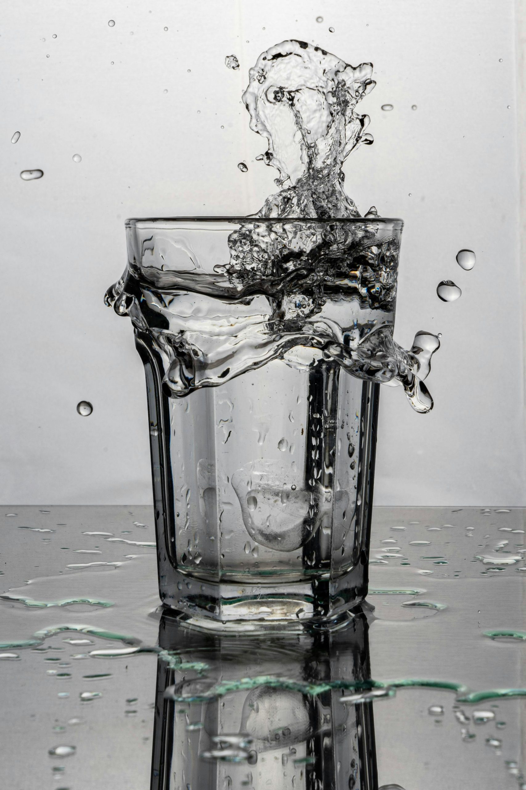 full glass of water